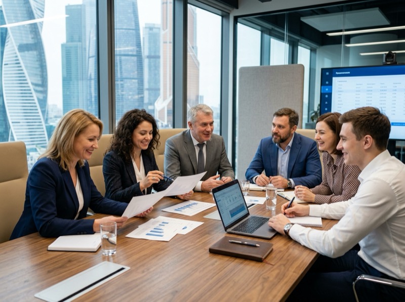 Team discussing